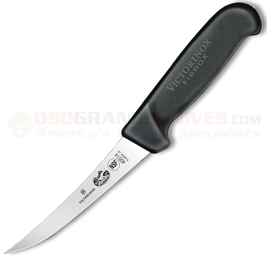 Butcher Knives  5 inch Curved Knife, Semi Stiff Blade
